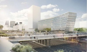 Le site de la gare de La Folie en 2020